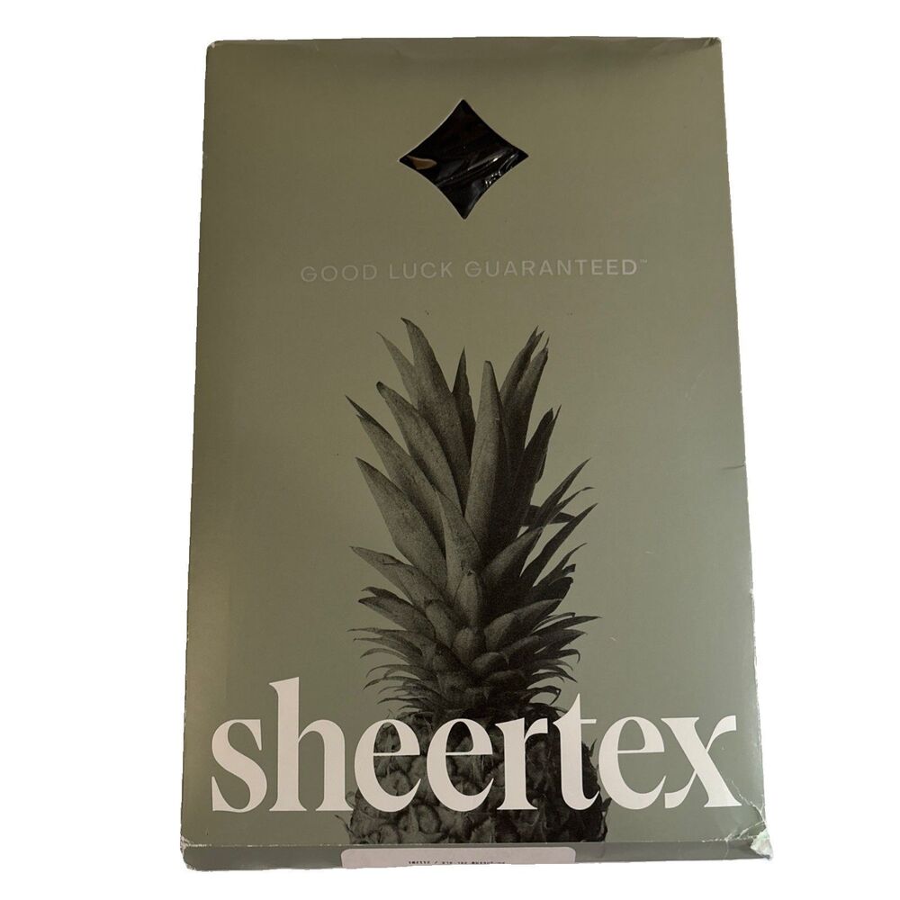 Sheertex Classic Sheer Rip Resistant Tights Black Size 2xl New